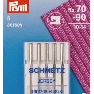 Prym JERSEY 5 pieces sewing machine needles 130/705 Standard 70-90