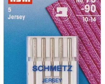 Prym JERSEY 5 pieces sewing machine needles 130/705 Standard 70-90