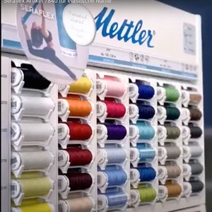 Mettler Seraflex 120 flexible thread sewing thread brown tones