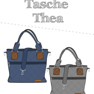 Bag THEA sewing pattern and instructions Fadenkäfer