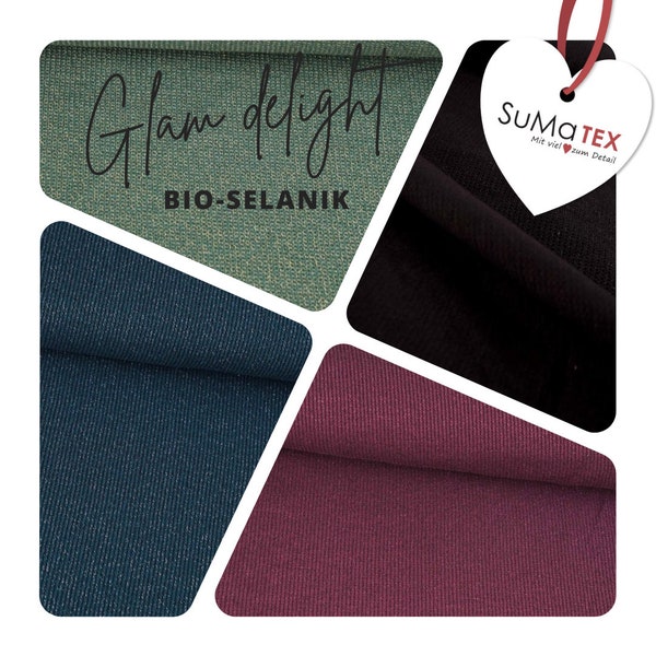 Organic GLAM Selanik Delight various. Colors (GOTS) Stoffonkel BIO