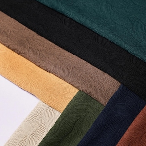 Organiskt jacquardblad från Mind the Maker, olika färger