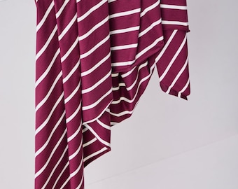 Koszulka Tencel™ Modal NOVA STRIPE JERSEY by MeetMILK w paski wiśniowe