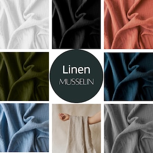 Linen Muslin in 11 colors