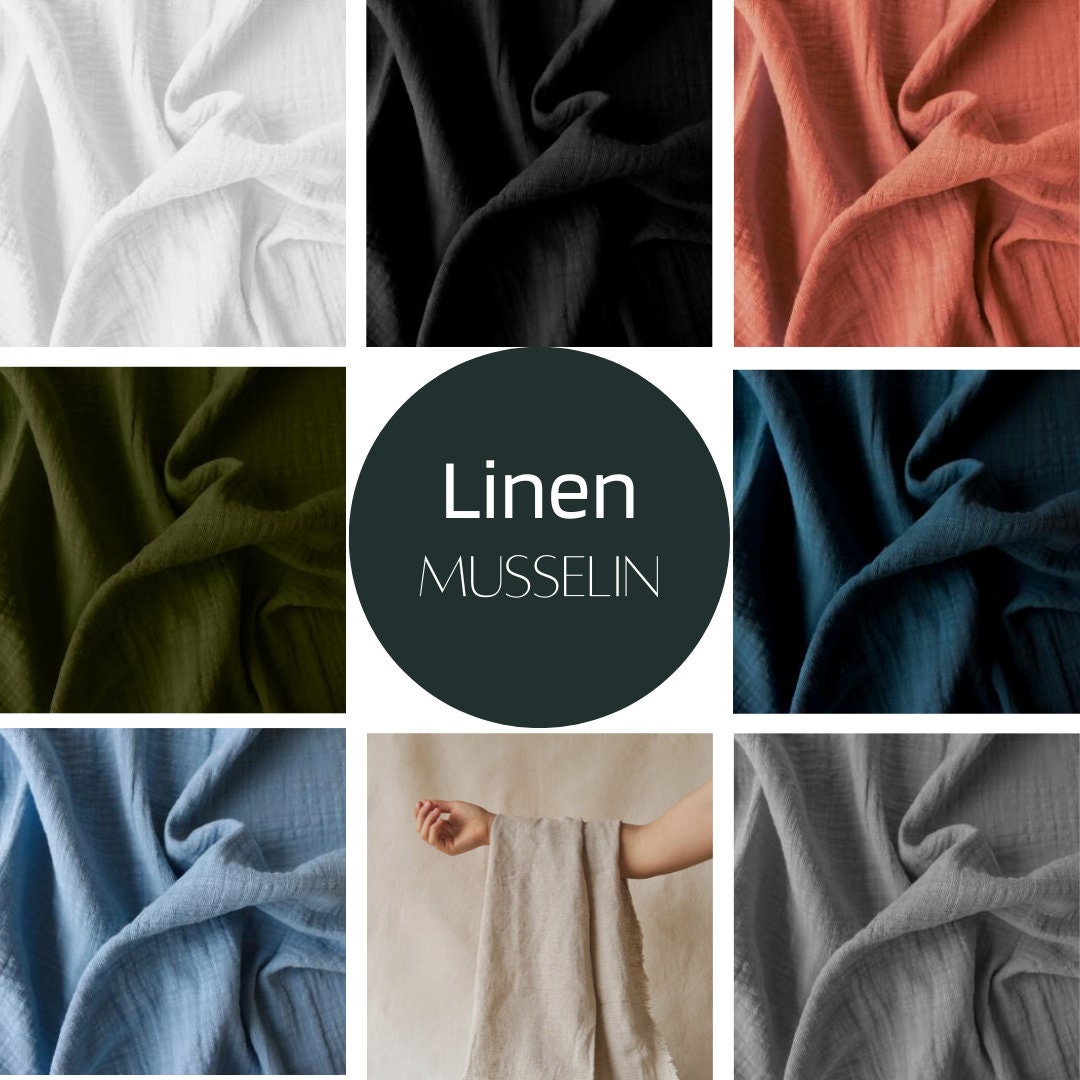 Linen Muslin in 11 colors
