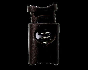 Cord stopper 1-hole KST 32 mm long black