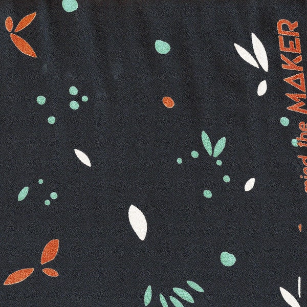 Viskose Crepe Druck PETALS in indigo night Mind the Maker