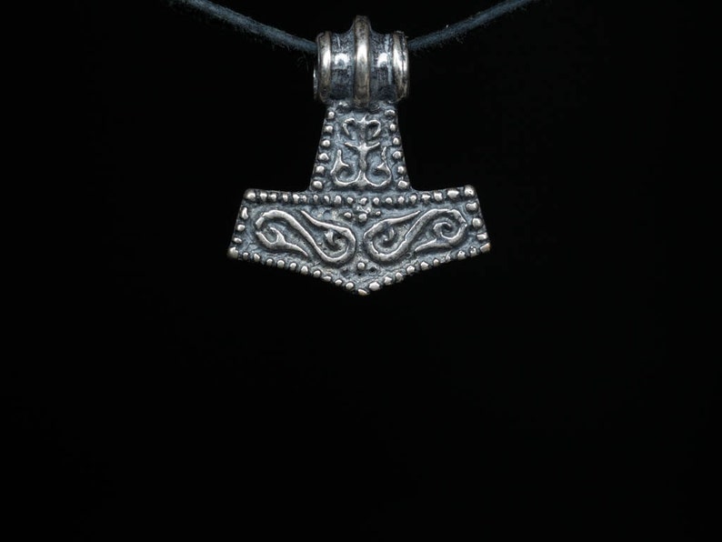 Small Thor S Hammer Pendant Mjolnir Sterling Silver Or