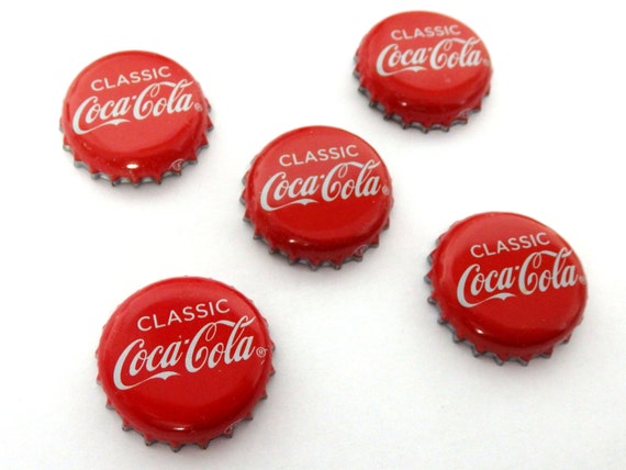 Magnete Coca Cola Flasche Tops Set Von 5 Umfunktioniert Etsy