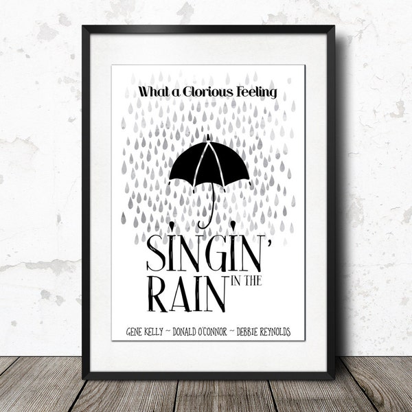 SINGIN' IN THE RAIN, Gene Kelly, 1952 Stock Photo