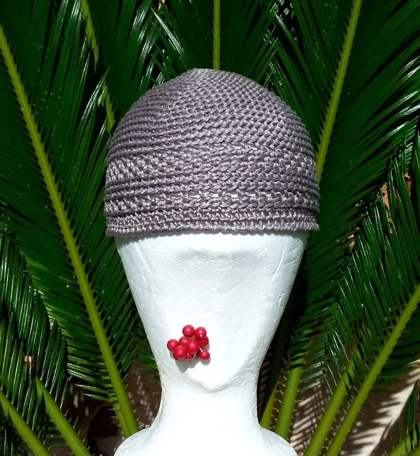 Crochet Hat Skullcap Hat Unisex Skull Cap Beanie Cotton - Etsy