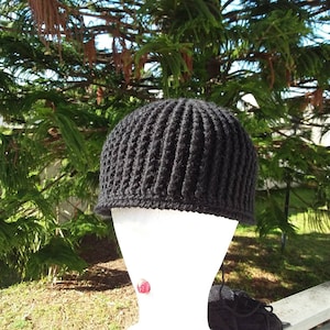 Crochet hat - skullcap hat unisex -- skull cap beanie - wool skullcap for winter, hat for man, calot for men, gift for him
