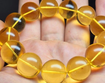 Natural Bracelet, Transparent , Round Shape