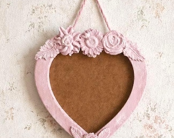 Vintage Y2K Decorative Photo Frame 2000s, Playful Style With Heart