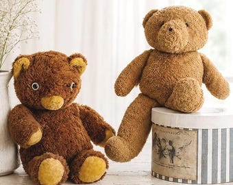 Retro Mohair Teddy Bear: 60s Stuffed Plush Toy