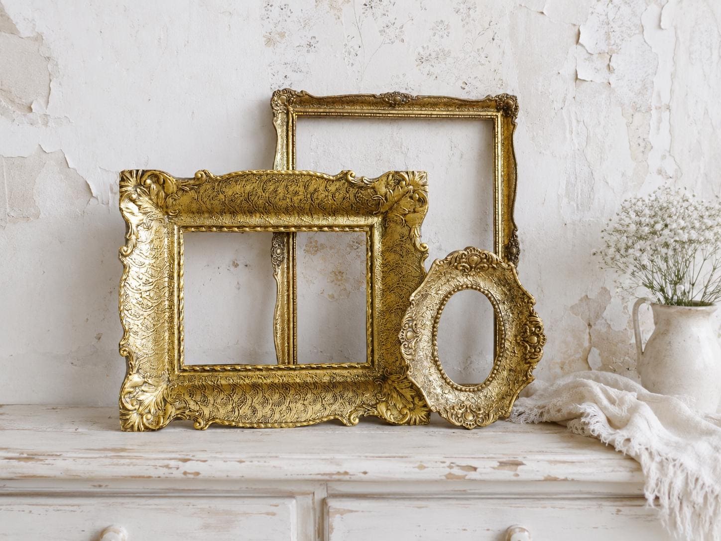 24x30 Ornate Gold Antique Frame - Etsy