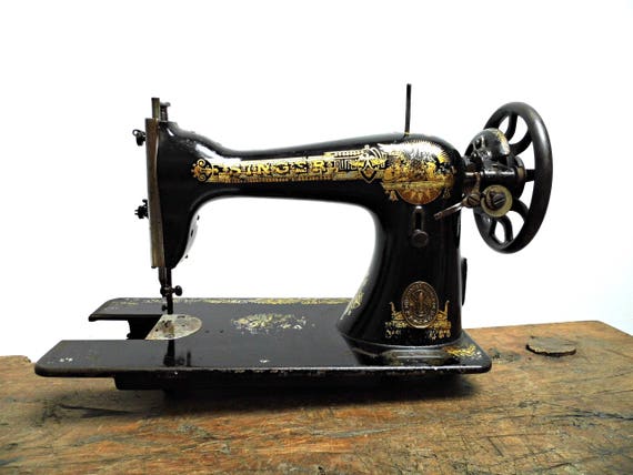 40s Antique Singer Sewing Machine Head Unit Black Gold Etsy Magnificent Singer Hand Crank Sewing Machine 40s Antique Singer Sewing Machine Head Unit Black Gold Etsy Magnificent Singer Hand Crank Sewing Machine