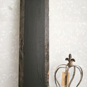 Quadro-negro antigo emoldurado: decoração de parede rústica e primitiva without hole