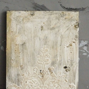 Decorative Aged Wood Wall Tile, Antique Baroque Style Wall Art Tile, Brocante Shabby Chic Wood Tile, Textured Distressed Wall Wood Decor zdjęcie 8