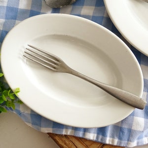 Antique Ironstone Oval Relish Dish: Haas Czjzek Czechoslovakia