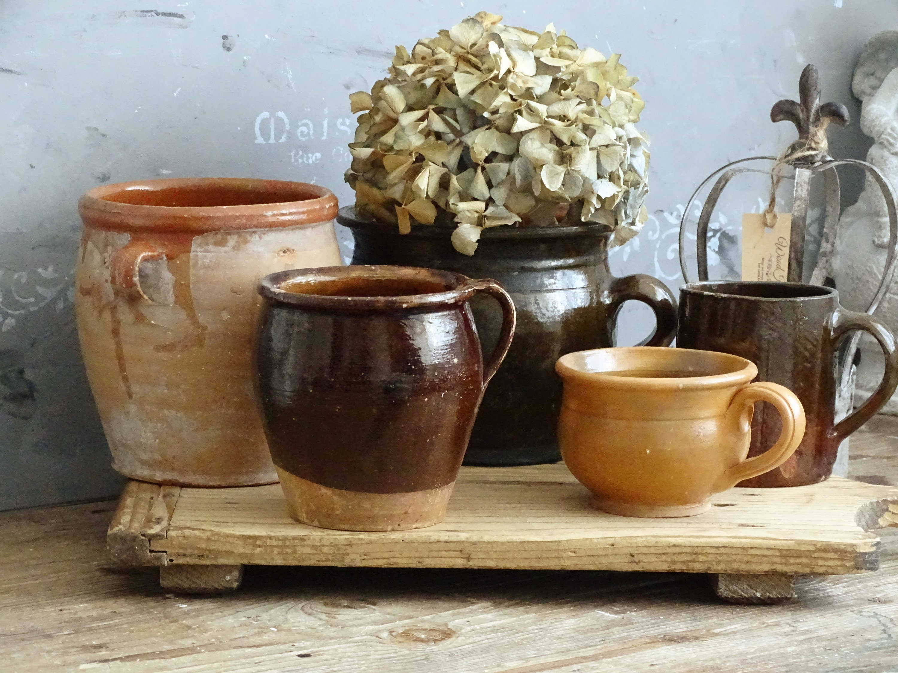 French pottery pot with handle - Etsy 日本