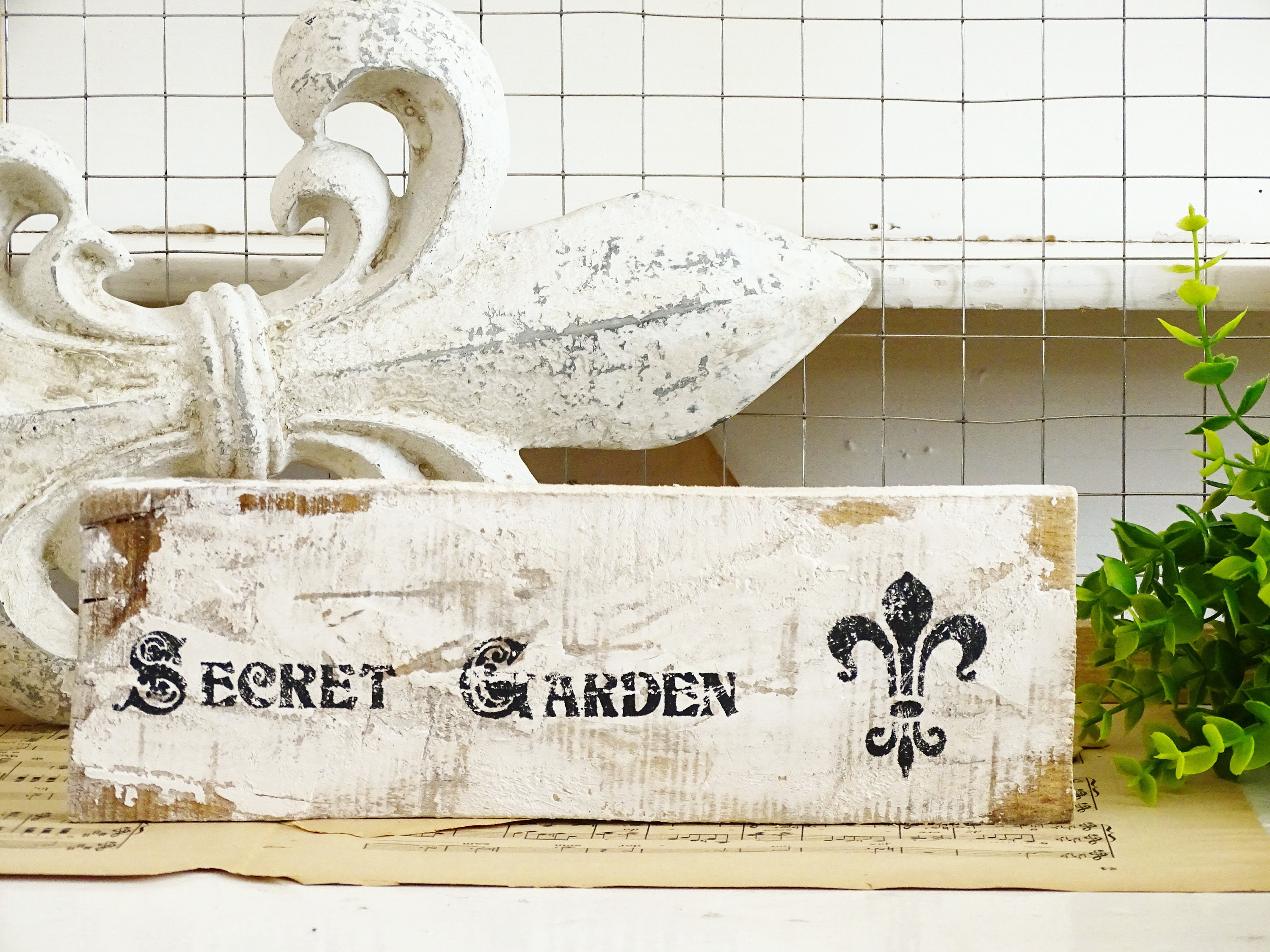 Plaque Décorative En Bois 'BAISE FABULEUSE' - Style Vintage Rustique Fait Main - 43x9 Cm