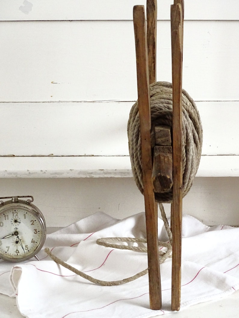 XL Antique Kite String Winder Large Primitive Wood Rope Winder Etsy