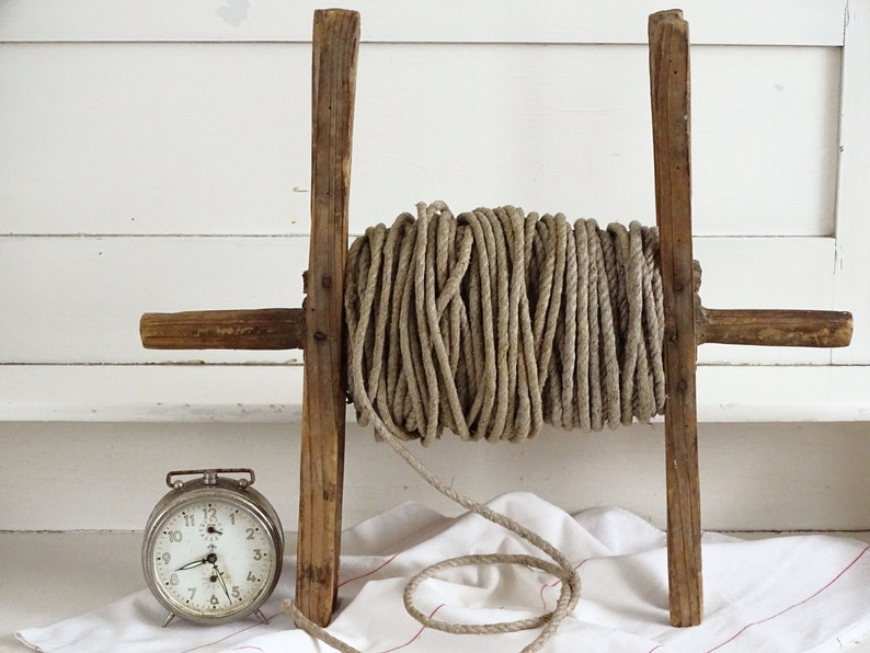 XL Antique Kite String Winder Large Primitive Wood Rope Winder Etsy
