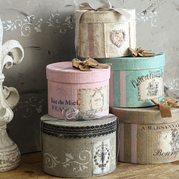 Vintage Hat Box Etsy