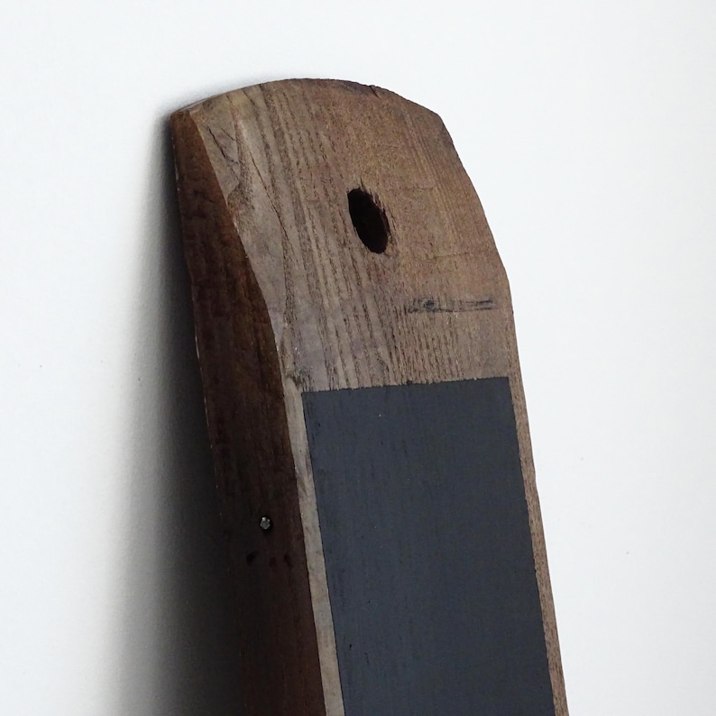 Quadro-negro antigo emoldurado: decoração de parede rústica e primitiva imagem 2