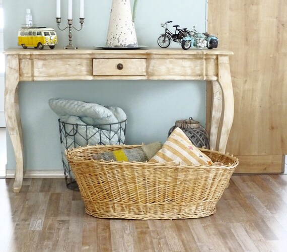 Rustic blanket basket new arrivals