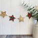 Liberty Wiltshire Christmas garland, Mantle decoration, Star garland 