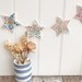 Liberty star garland, Nursery decor, Celebration bunting 