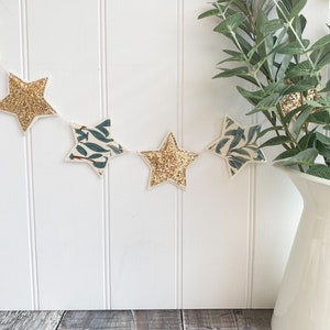 William Morris star garland, William Morris home decor, Botanical bunting