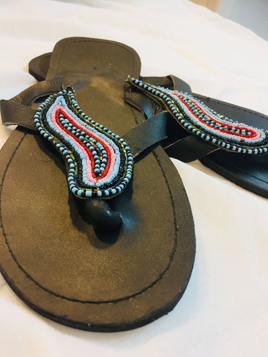 Leather Handmade African FlipFlops Etsy.de