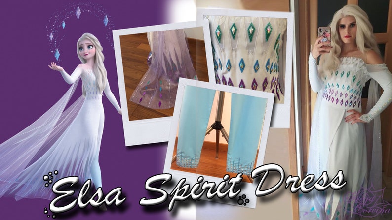 Elsa Frozen 2 Handmade costume cosplay Elsa Fifth Spirit Spiritd