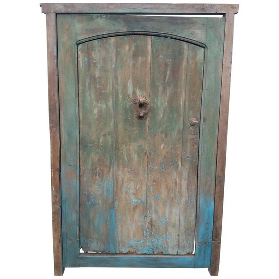 Old Dia Turquoise Moroccan Door Old Knocker Etsy