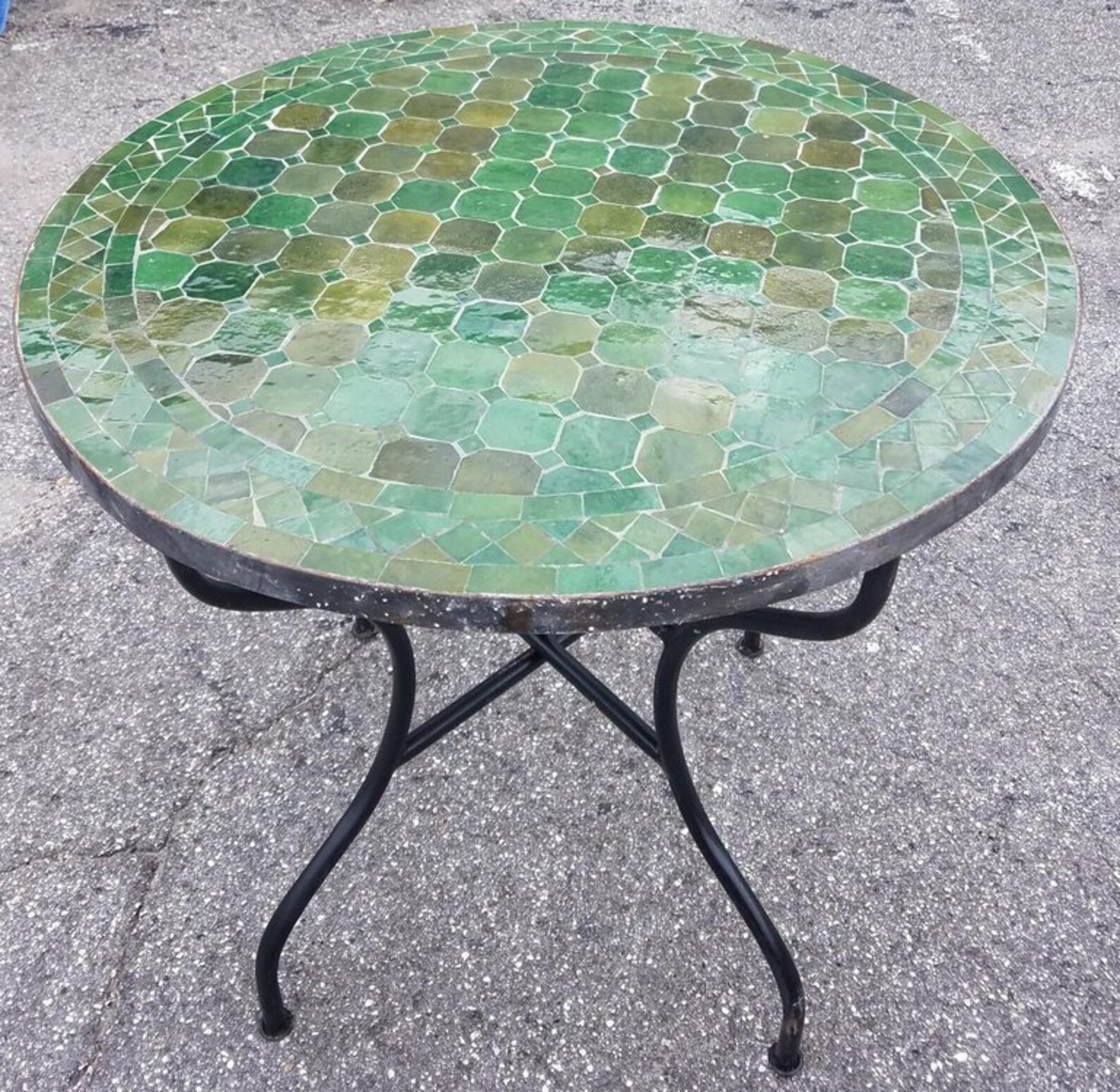 32 Tamegrout Green Moroccan Mosaic Table Choose Your Etsy