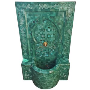 Emerald Green Moroccan Hand Made Fountain