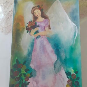 Ángel de postal
