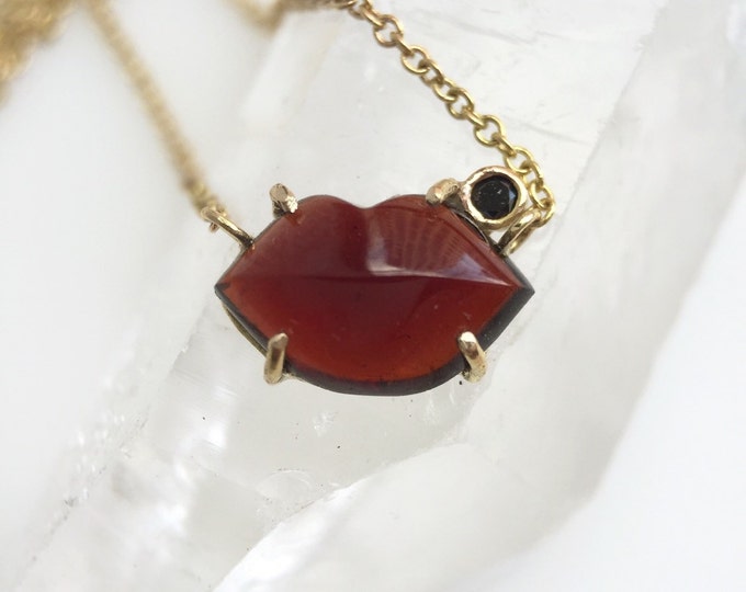 Limited Edition Gold Garnet and Diamond S.W.A.K Charm