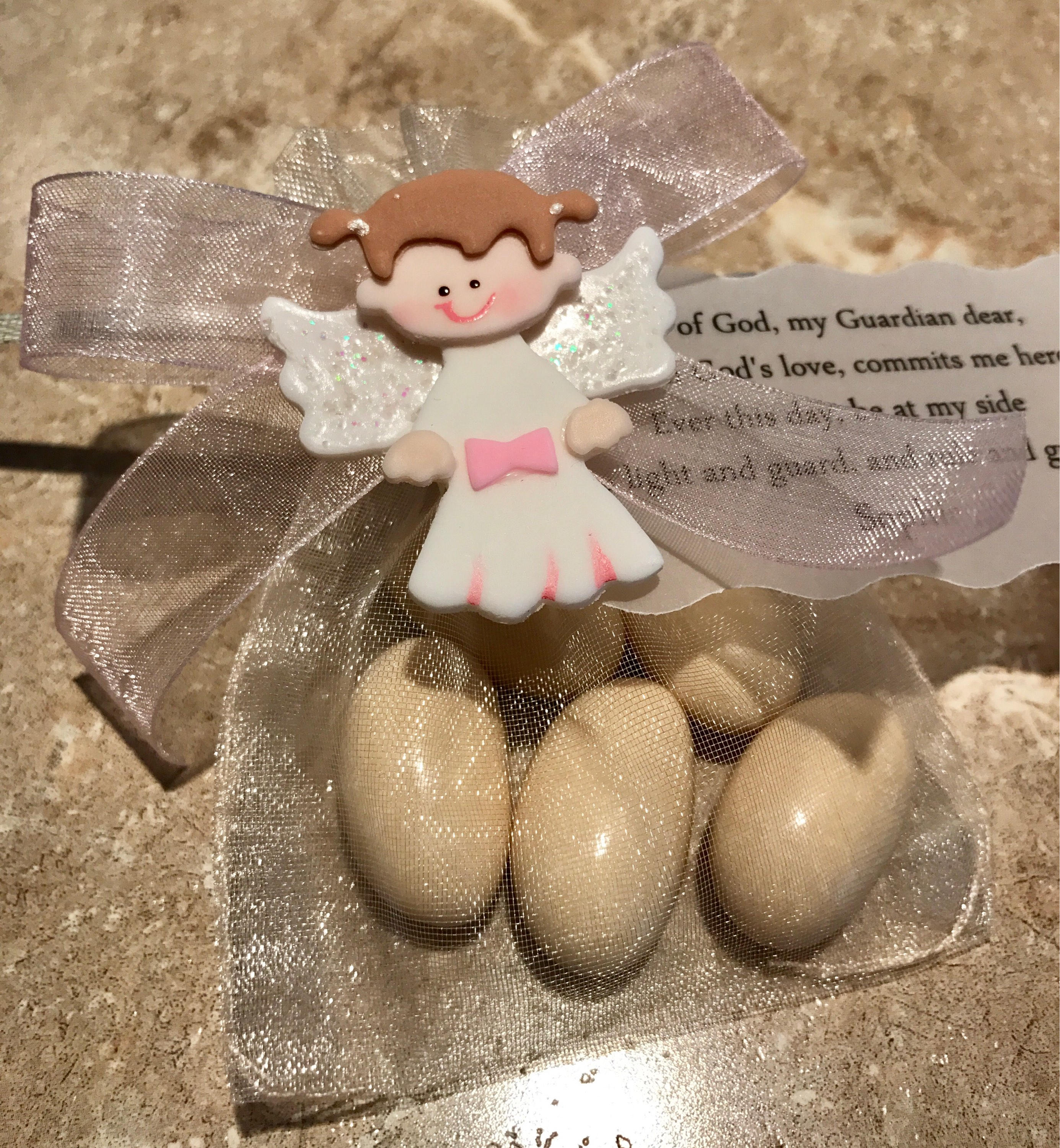 Girls and Boys Baptism Italian Almond Flower Bomboniere. Etsy