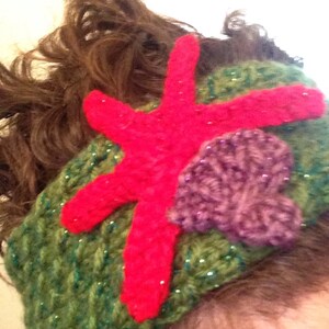 Little mermaid ear warmer