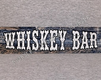 Metalen bord WHISKEY BAR whisky pub taverne lounge salon drinkery biertuin herberg bar brouwerij drinken aluminium 3" x 12" muurplaquette