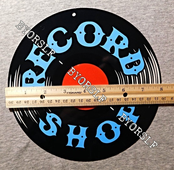 Metal Sign RECORD SHOP Vinyl Albums Indie Record Store Day Etsy