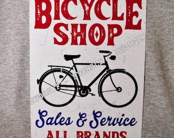 Personalized Bike Sign ENSA1002617 Bike Shop Sign Vintage Bicycle Sign Personalized Bike Sign ENSA1002617 Bike Shop Sign Vintage Bicycle Sign