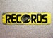 Metal Sign RECORDS vinyl albums record store day shop music cds phonograph gramophone analog sound retail audiophile wax 3' x 12' 