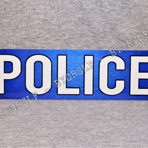 Metal Sign POLICE DEPARTMENT station officer law enforcement agency civil guard prison corrections state trooper sheriff office cop 3&quot; x 12&quot;