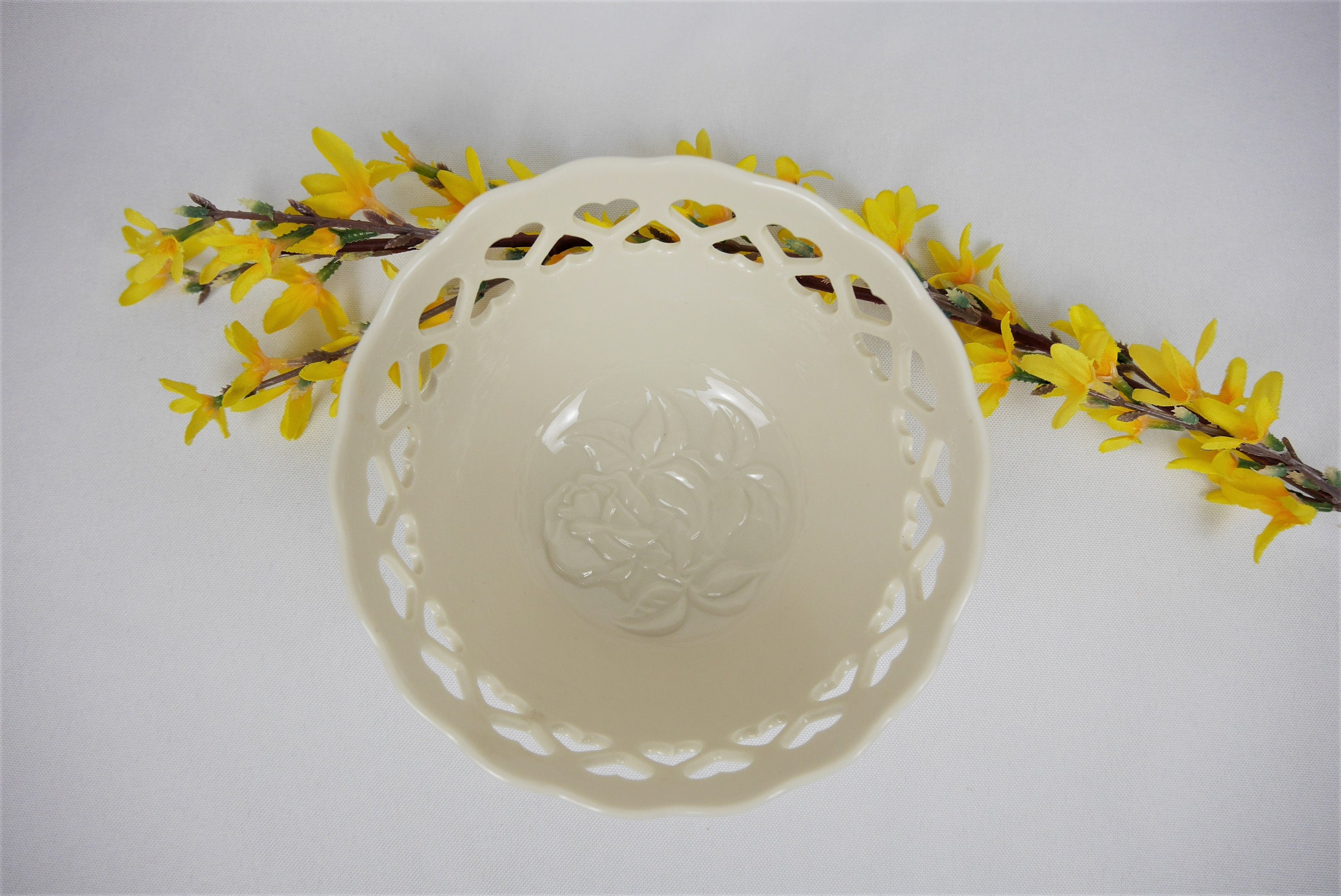 Vintage Lenox Bowl Heart Collection With Heartshape Cut Etsy