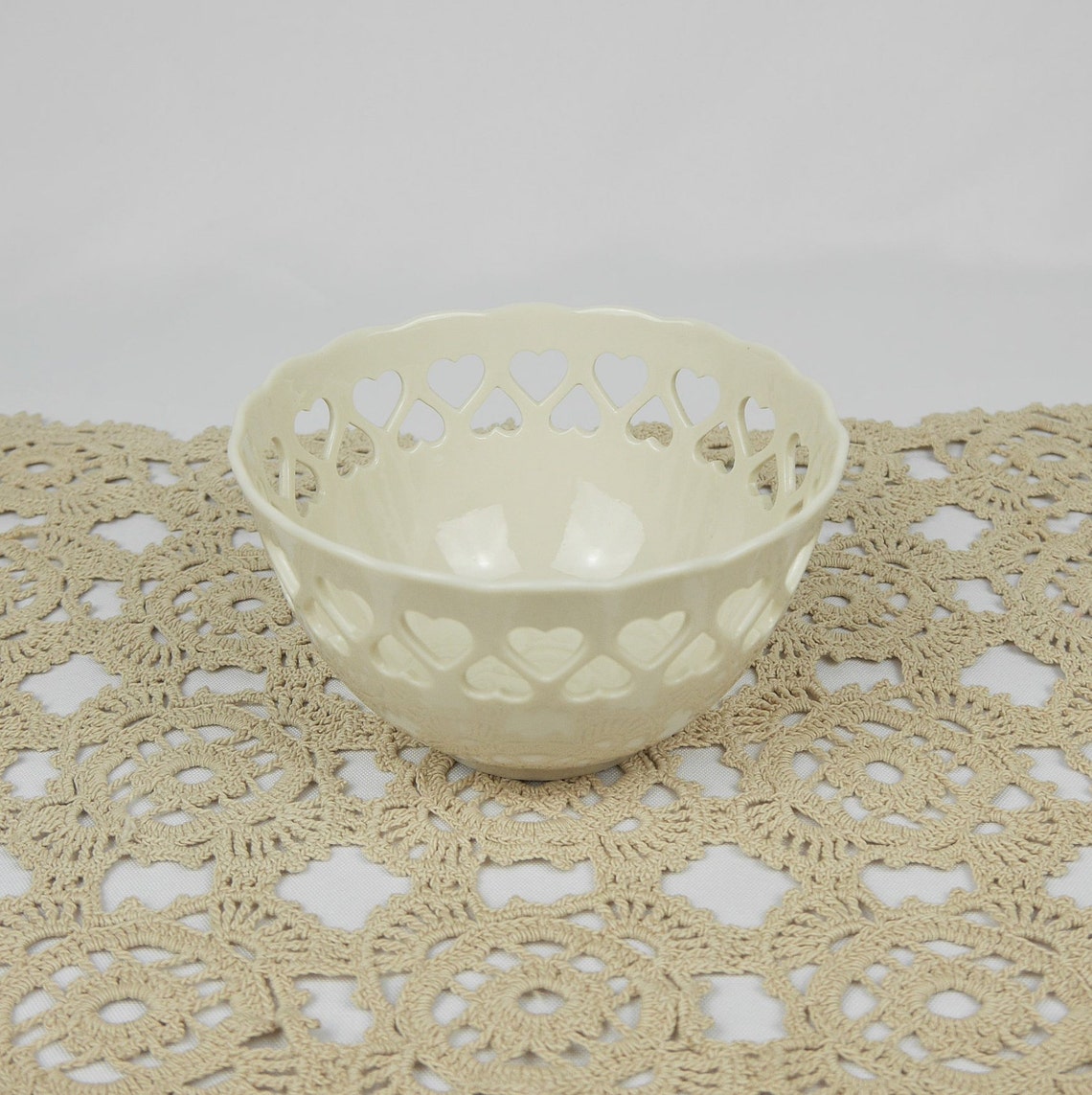 Vintage Lenox Bowl Heart Collection With Heartshape Cut Etsy